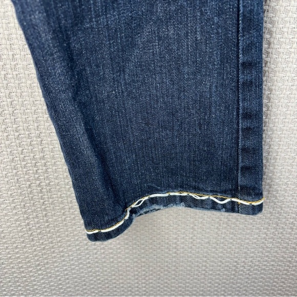 Vtg Laguna Beach Jeans Co Dark Women's Size 27- Y2K Embellished Crosses 2000’s - Picture 7 of 12